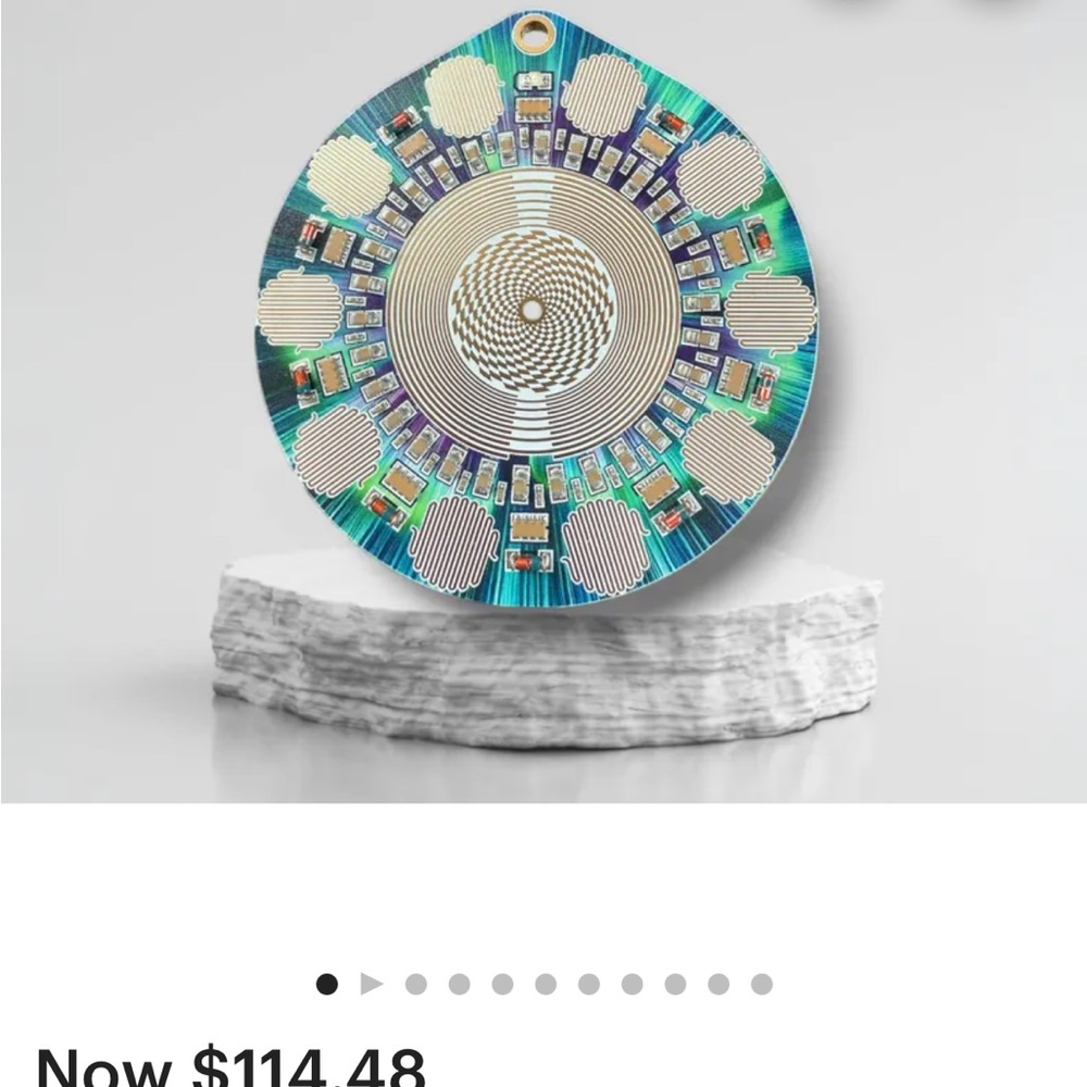 Advanced EMF protection pendant, negative energy protection, broad spectrum EMF